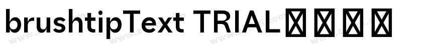 brushtipText TRIAL字体转换